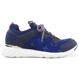 Louis Vuitton-Louis Vuitton Black and Navy Sneakers-Black,Navy blue