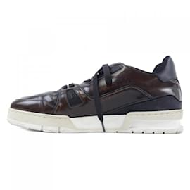 Louis Vuitton-Tênis pretos e marrons Louis Vuitton-Marrom,Preto