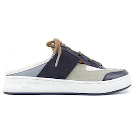 Louis Vuitton-Louis Vuitton Black and Gray Sneakers-Brown,Black