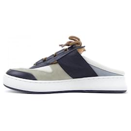 Louis Vuitton-Louis Vuitton Black and Gray Sneakers-Brown,Black