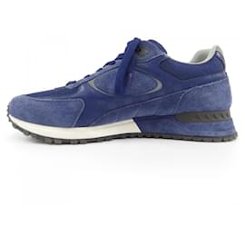 Louis Vuitton-Louis Vuitton Blue and Navy Sneakers-Blue,Navy blue