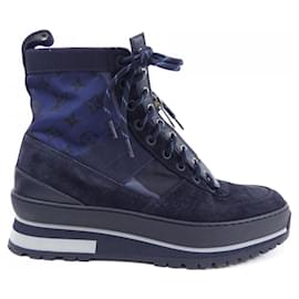 Louis Vuitton-Tênis Navy Louis Vuitton-Azul marinho