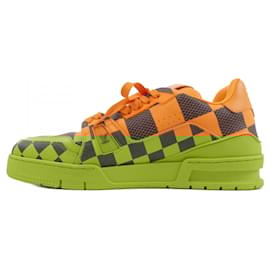 Louis Vuitton-Tênis Laranja Louis Vuitton-Laranja