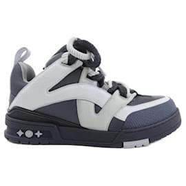 Louis Vuitton-Louis Vuitton Gray Sneakers-Brown
