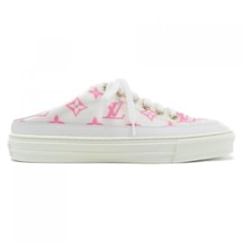 Louis Vuitton-Louis Vuitton Pink and White Sneakers-Pink,White