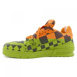 Louis Vuitton-Tênis Laranja Louis Vuitton-Laranja