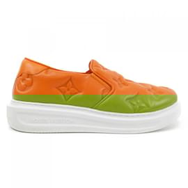 Louis Vuitton-Tênis Laranja Louis Vuitton-Laranja