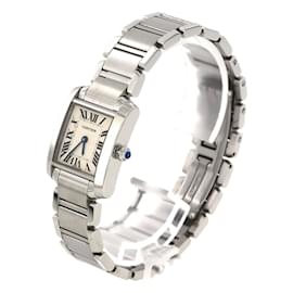 Cartier-Cartier Tank Francaise SM W51008Q3 Stainless Steel Wristwatch-Other