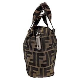 Fendi-Sac à main Fendi Zucca-Marron
