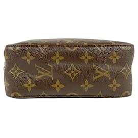 Louis Vuitton-Bolsa de mão em lona Monogram Louis Vuitton-Marrom