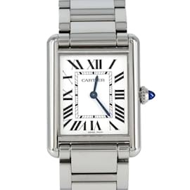 Cartier-Cartier Tank Must LM WSTA0052 Stainless Steel Quartz Wristwatch-Other
