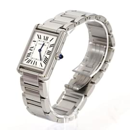 Cartier-Cartier Tank Must LM WSTA0052 Stainless Steel Quartz Wristwatch-Other