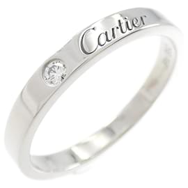 Cartier-Cartier Platinum Diamond Band Ring-Other