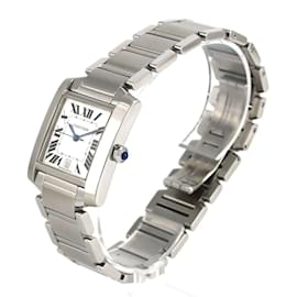 Cartier-Cartier Tank Francaise LM W51002Q3 Stainless Steel Automatic Watch-Other