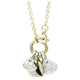 Collar con charm de corazón Pomellato Dorado