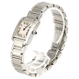 Cartier-Cartier Tank Francaise SM W51008Q3 Stainless Steel Wristwatch-Other