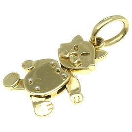 Collana con pendente a forma di gatto Pomellato D'oro
