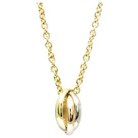 Collana Pendente Baby Trinity di Cartier D'oro