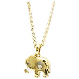 Collar Elefante Happy Diamond de Chopard Dorado