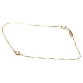 Tiffany & Co-Pulseira de charme em ouro rosa Tiffany Diamonds By The Yard-Dourado