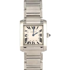 Cartier-Cartier Tank Francaise MM WSTA0005 SS Quartz Watch-Other