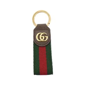 Chaveiro Gucci Ophidia 523161 HE2NG Marrom Vermelho Verde