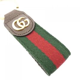 Gucci-Gucci Ophidia 523161 HE2NG Keyring-Brown,Red,Green
