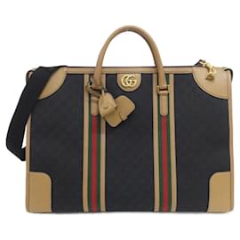 Gucci-Gucci 715773 FAARB Boston Bag-Brown,Black