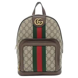 Gucci-Gucci Ophidia 547965 9U8BT Backpack-Brown,Beige