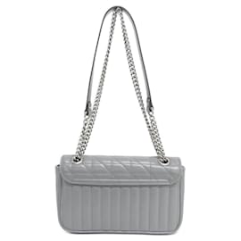 Gucci-Gucci GG Marmont 443497 UM8AN Shoulder Bag-Dark grey
