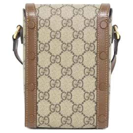 Gucci-Gucci Horsebit 1955 Shoulder Bag-Brown,Beige