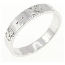 Gucci-Gucci Icon Ring in White Gold-Golden