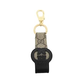 Gucci-Gucci 701432 K9GSG Keyring-Brown,Black,Beige