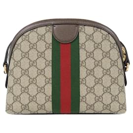 Gucci-Gucci Ophidia 735395 K05NG Shoulder Bag-Brown,Beige