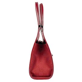 Gucci-Gucci Handbag Jackie GG Canvas in Red-Red