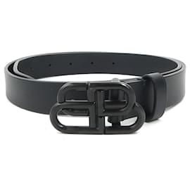 Balenciaga-Ceinture en cuir Balenciaga noire-Noir