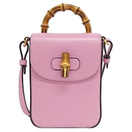 Gucci-Gucci 702106 UZY0T Mini Handbag-Pink