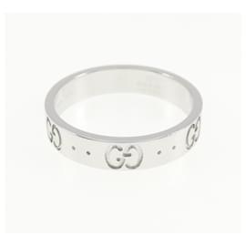 Gucci-Gucci Icon Ring in White Gold-Golden