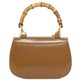 Gucci-Gucci Bamboo 1947 Handbag-Brown