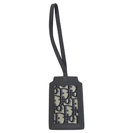 Capa de passaporte DIOR OBLIQUE S5453CTZP da Christian Dior Marrom Preto