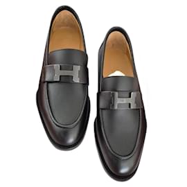 Hermès-Hermès Paris Loafers-Black