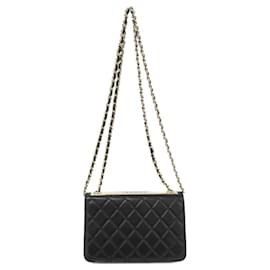 Chanel-Chanel 80982 Chain Wallet-Black