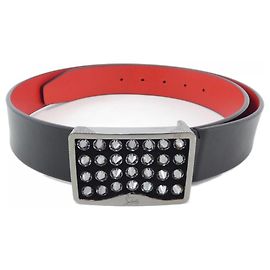 Cinturón Estándar Negro Christian Louboutin Negro