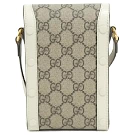 Gucci-Gucci Horsebit 1955 Shoulder Bag-White,Beige