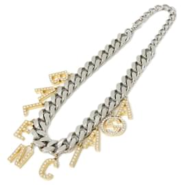 Gucci-Gucci 676858 I6125 Necklace-Silvery,Golden,Other