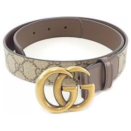 Gucci-Gucci Standard Belt-Brown,Beige