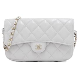 Chanel-Chanel Timeless Classic AP2096 Phone Case-Grey