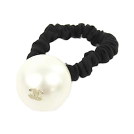 Chanel-Chanel 63896 Scrunchie-Black,White