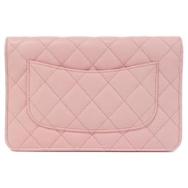 Chanel-Chanel Timeless Classic AP0250 Chain Wallet-Pink