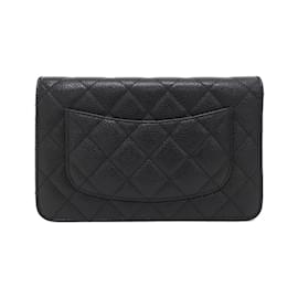 Chanel-Chanel Timeless Classic AP0250 Chain Wallet-Black